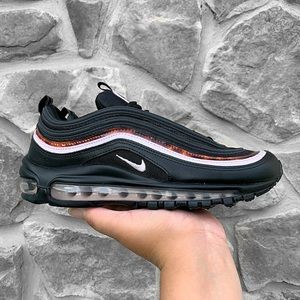 Nike Air Max 97 Women's Black with White and Tortoise Accent